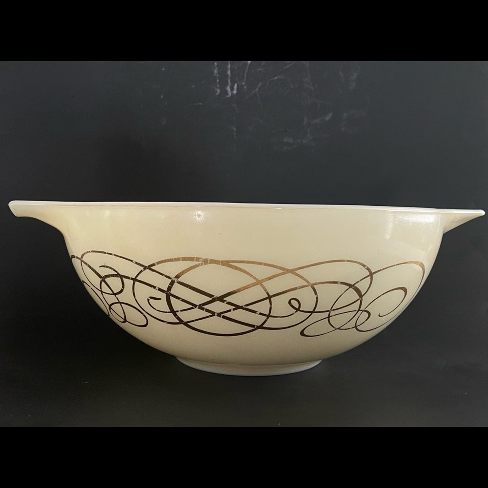 Vintage Pyrex 50’s scroll gold - Picture 10 of 11